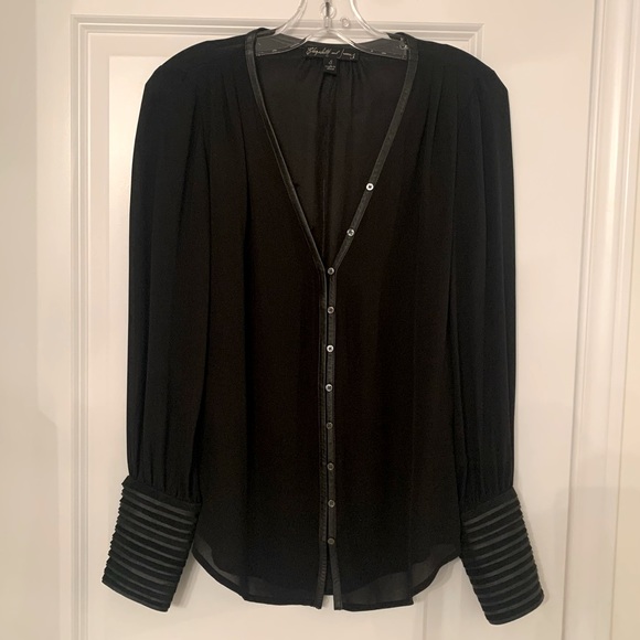 Elizabeth & James Chantal Silk Blouse - Size Small - NWOT! - Picture 1 of 6